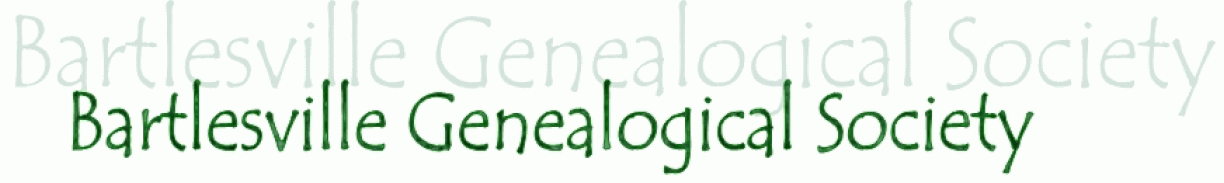 Bartlesville Genealogical Society
